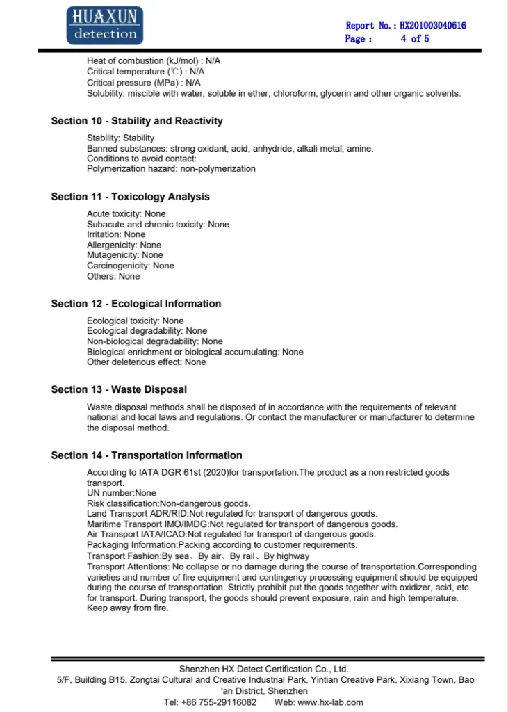 XTryfun Quality & Safety Certifications 4 4