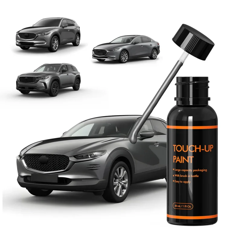 Mazda exact car paint match Machine Gray for scratch repair