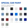 Subaru main image 3 color chart showing all available touch-up paint options for DIY scratch repair.