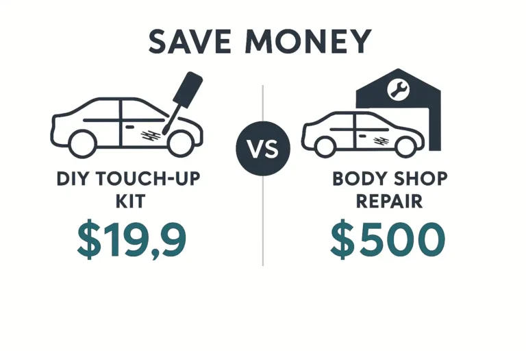 Comparison of DIY and bodyshop car scratch repair costs