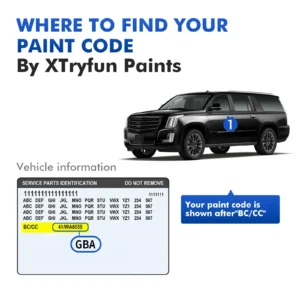 Cadillac paint repair kit
