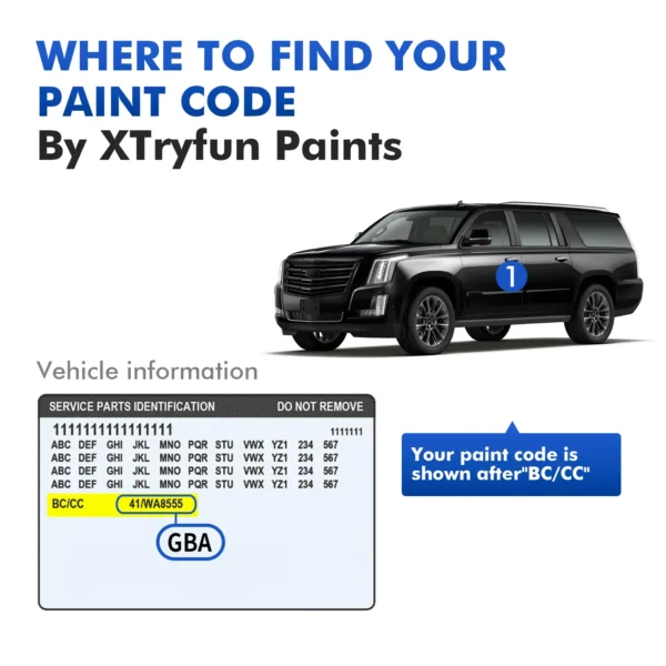 Cadillac paint repair kit