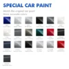 Audi Touch Up Paint Kit Color Card Main View Audi touch up paint kit color card main view showing complete range of car colors