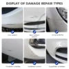 Cadillac damage repair types display showing touch up paint options for scratches and chips