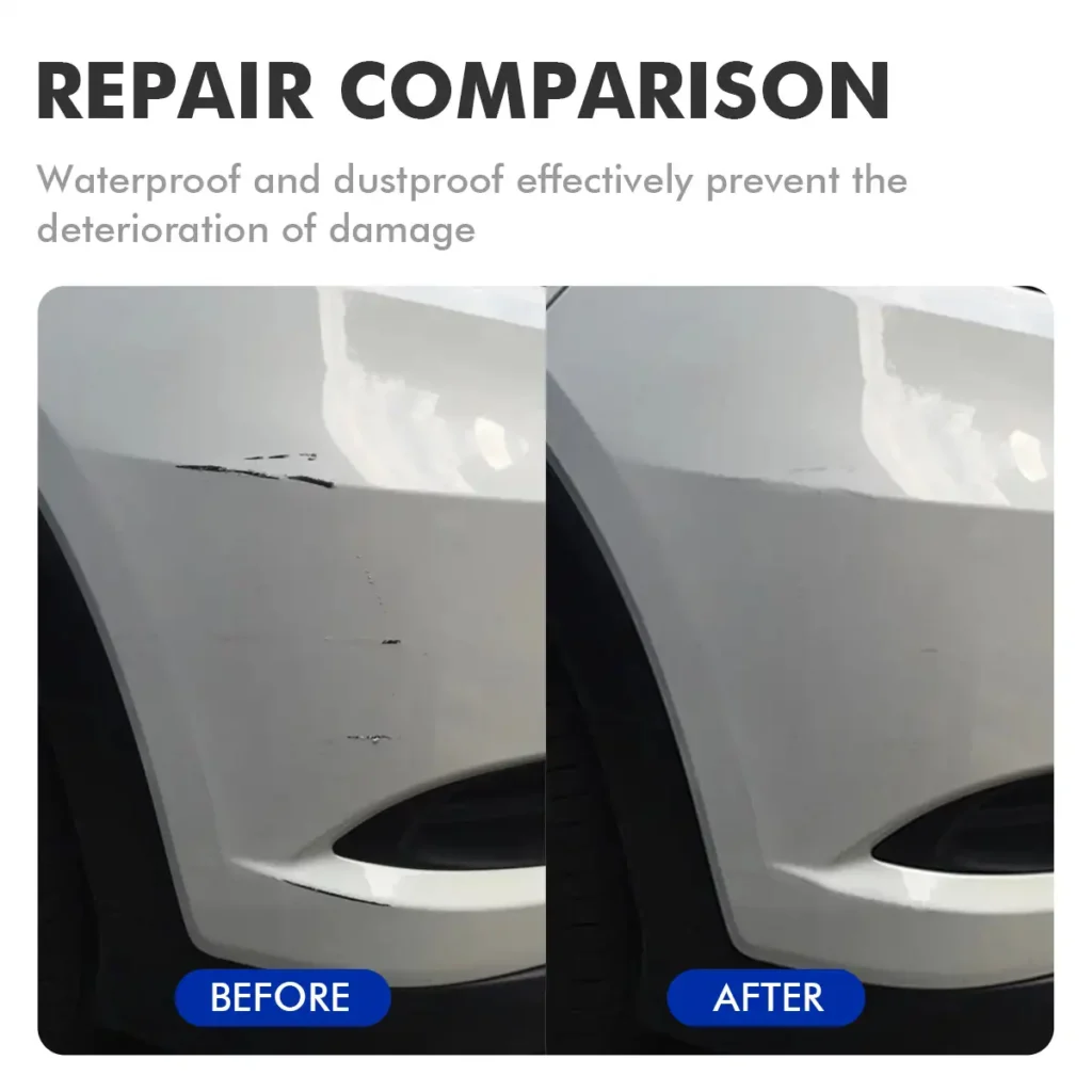 Cadillac Touch Up Paint Kit – Easy OEM Color Match 4 Cadillac repair comparison showing different touch up paint and scratch repair methods